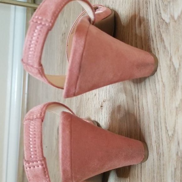 Seven Diols Womens Pink Slingback Open Toe Heel Sandals Size 8.5 Medium - Picture 5 of 10